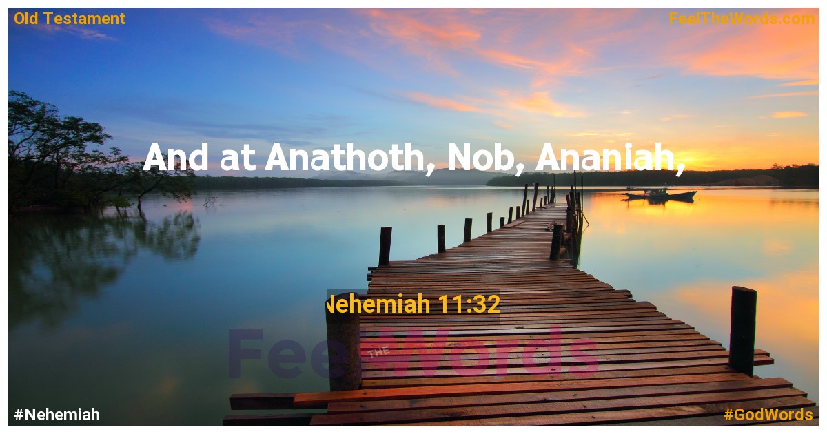 Nehemiah 11:32