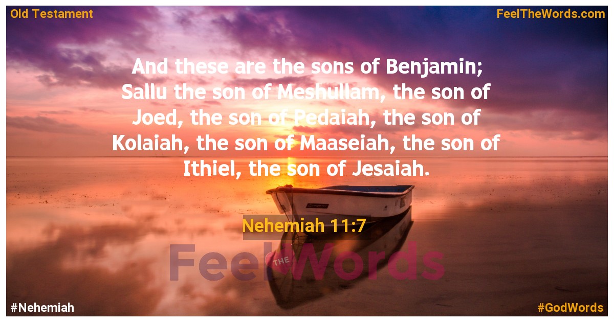 Nehemiah 11:7