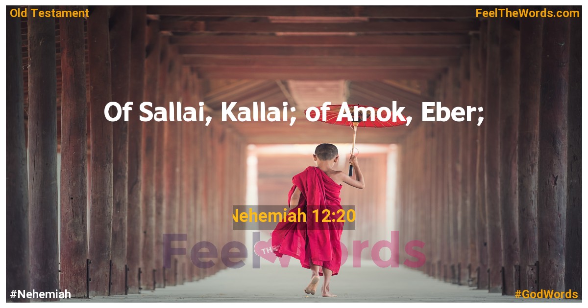Nehemiah 12:20