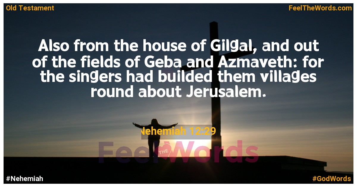 Nehemiah 12:29
