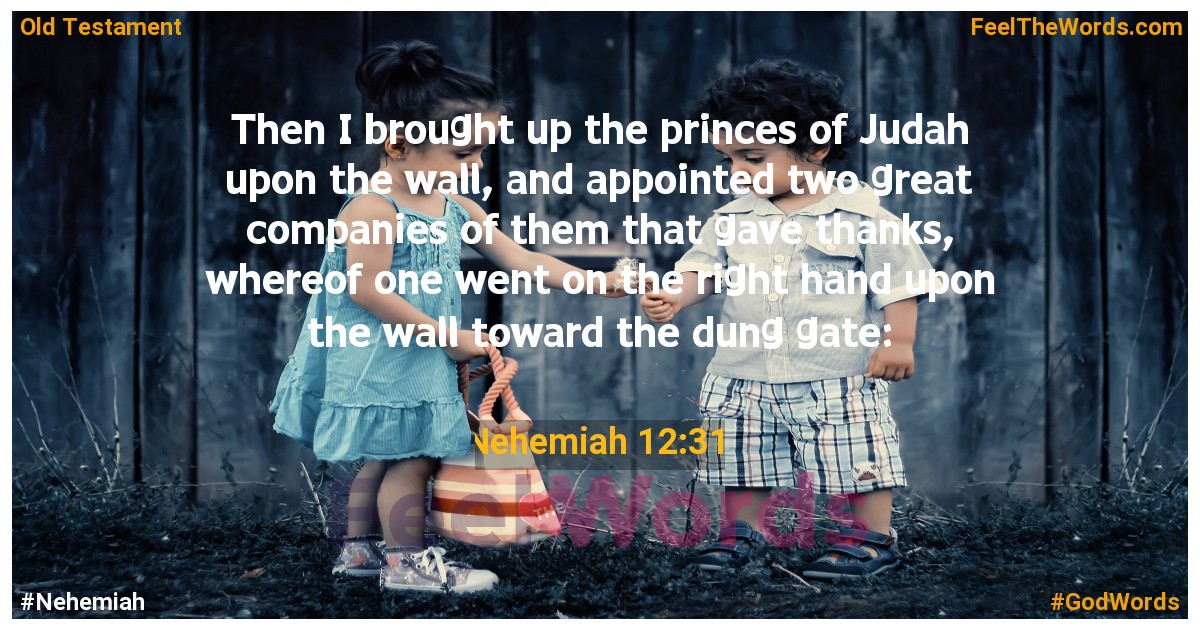 Nehemiah 12:31