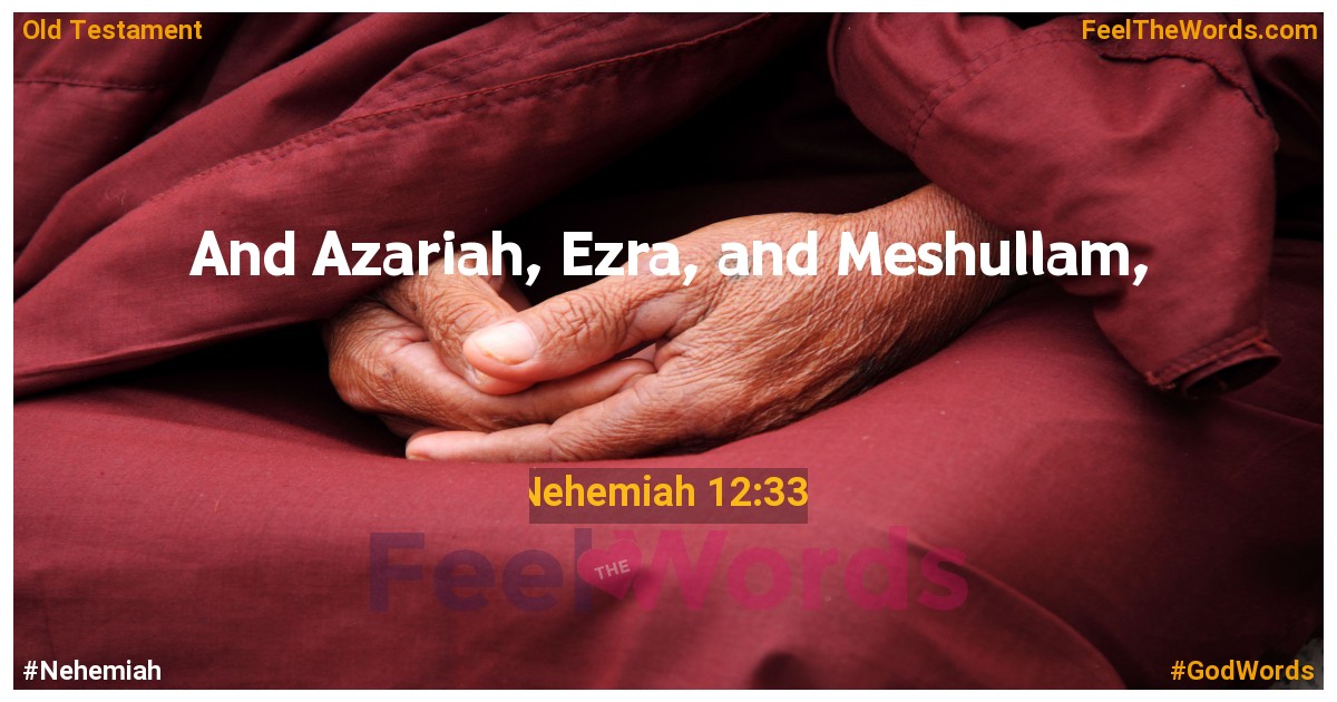 Nehemiah 12:33