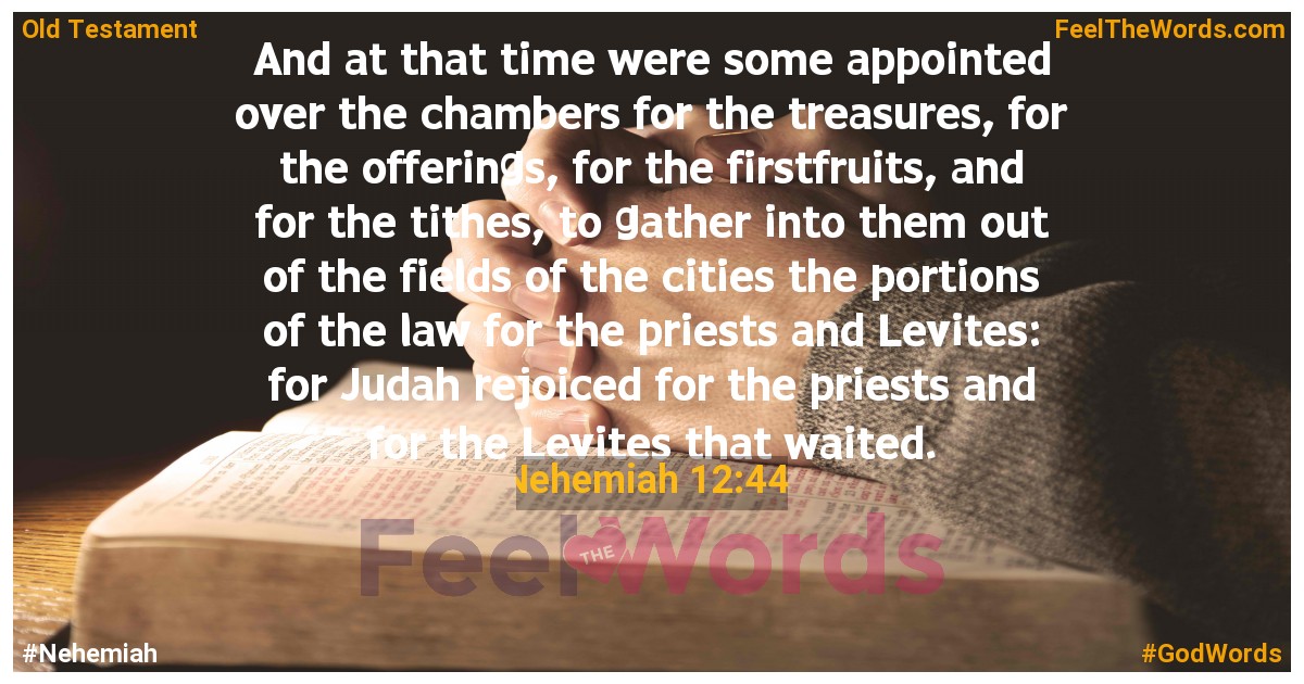 Nehemiah 12:44
