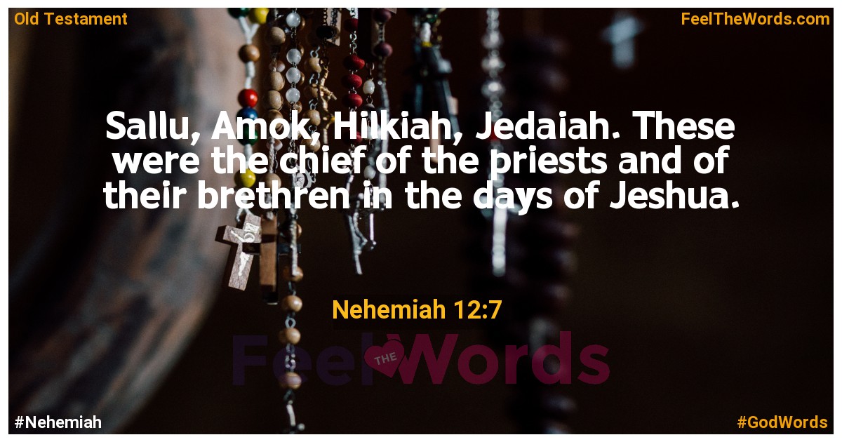 Nehemiah 12:7