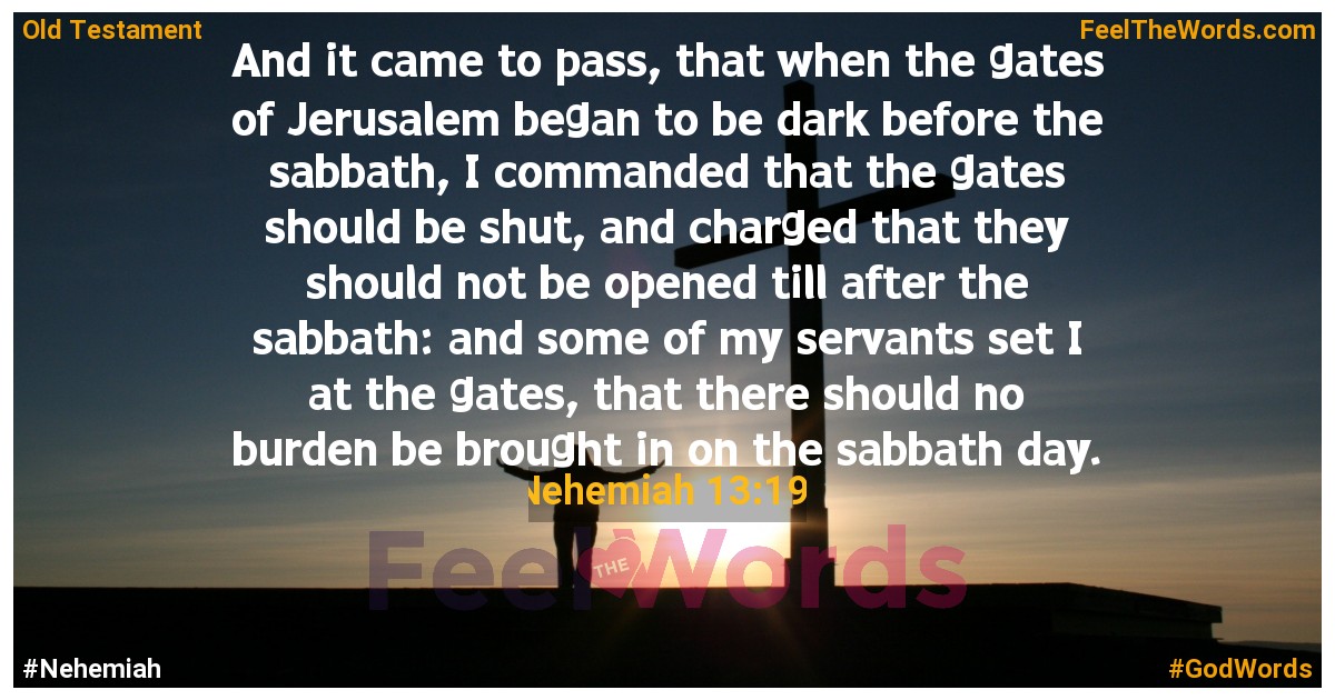 Nehemiah 13:19