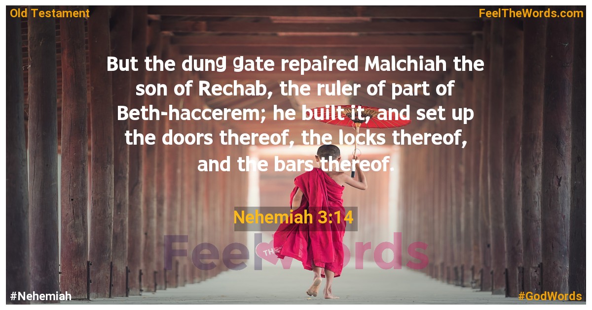 Nehemiah 3:14