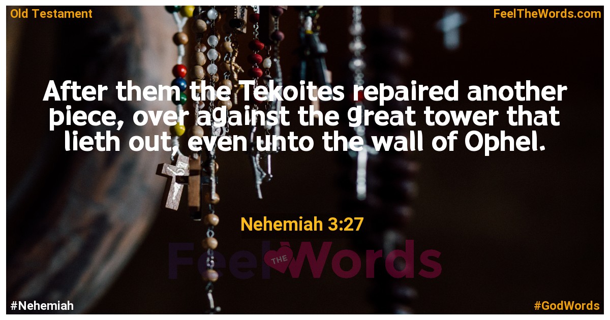 Nehemiah 3:27