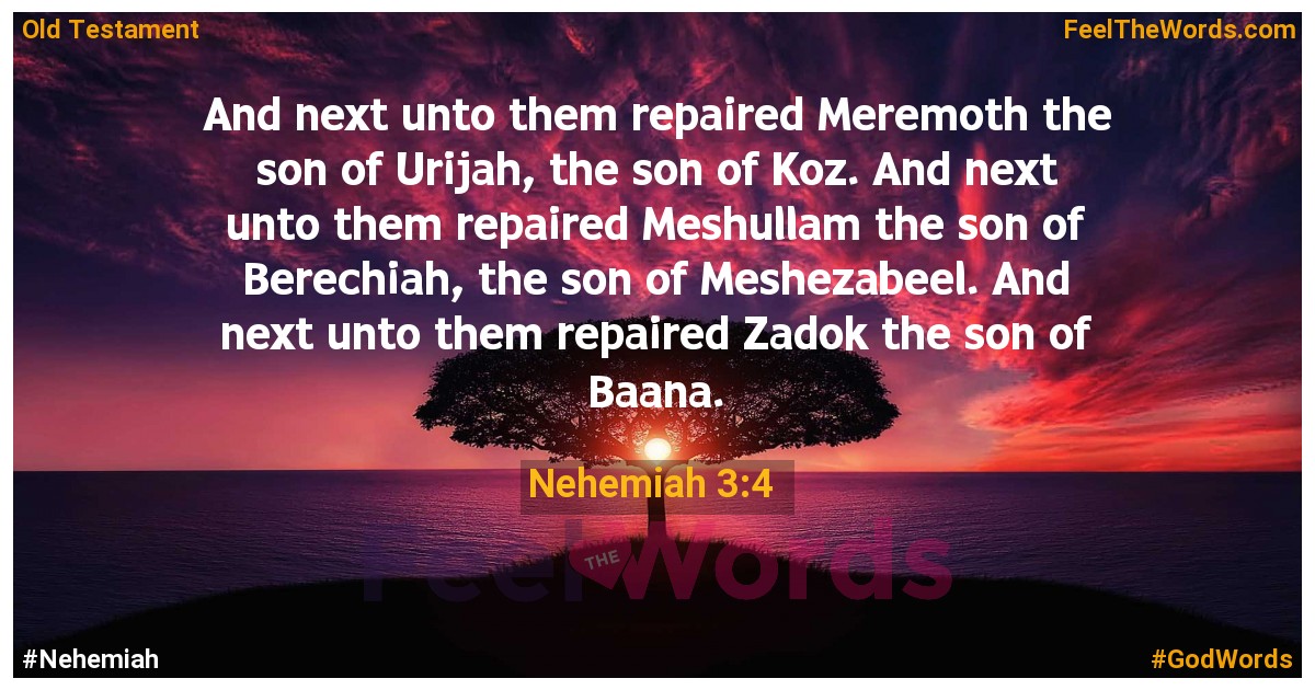 Nehemiah 3:4