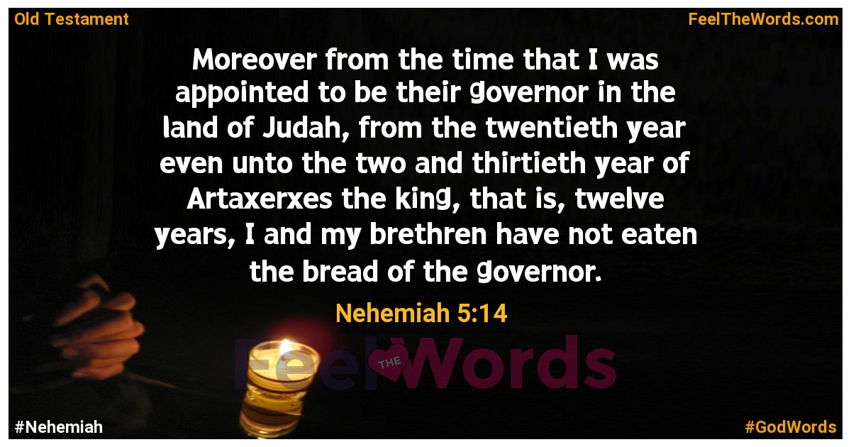 Nehemiah 5:14