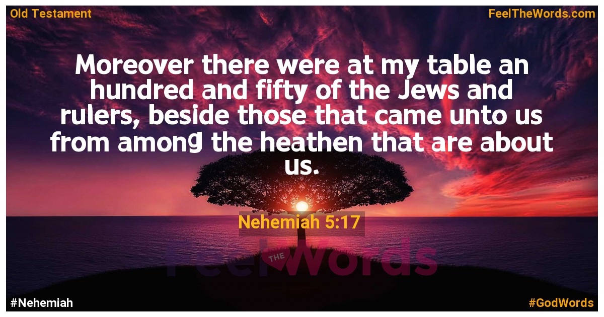 Nehemiah 5:17
