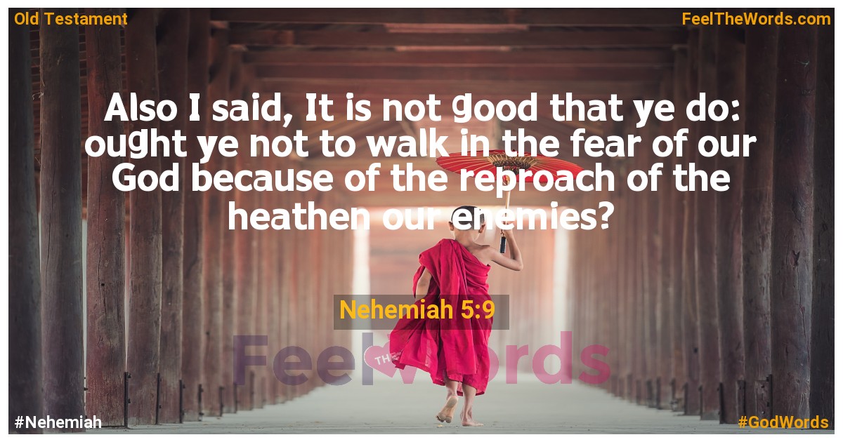 Nehemiah 5:9