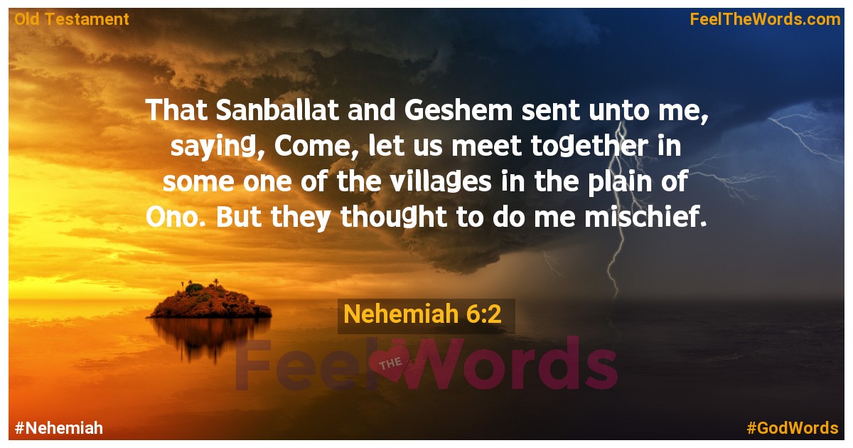 Nehemiah 6:2