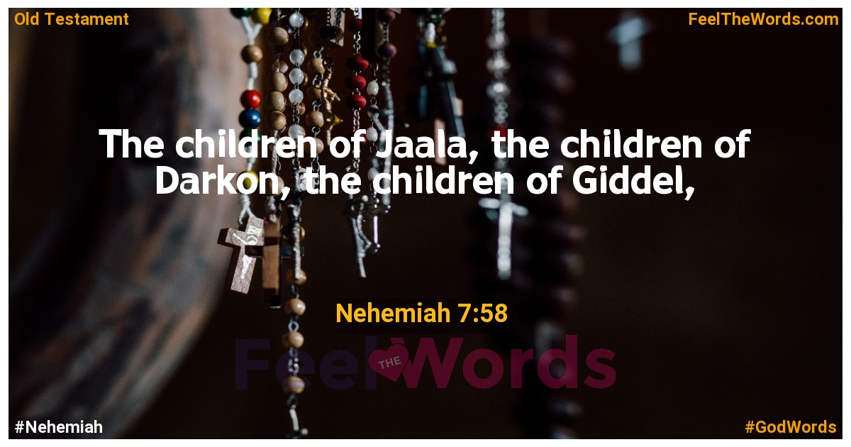 Nehemiah 7:58