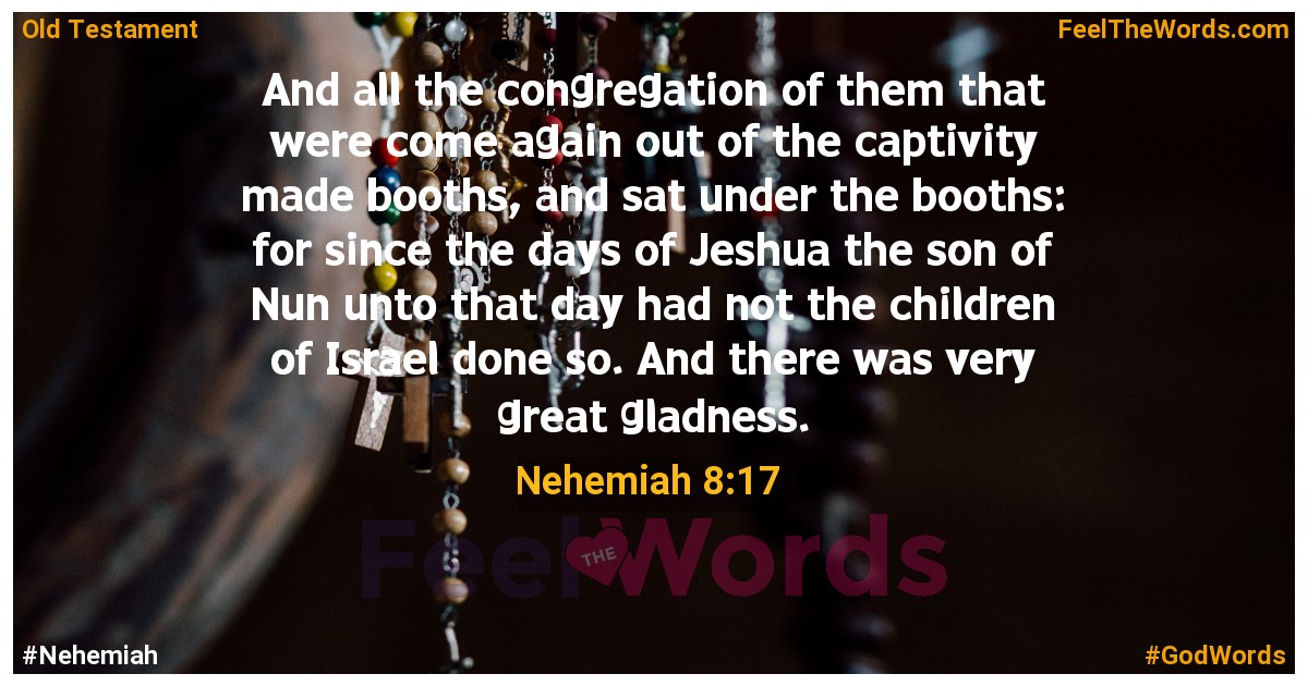 Nehemiah 8:17