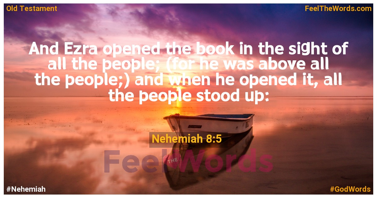 Nehemiah 8:5