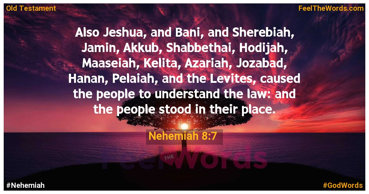 Nehemiah 8:7