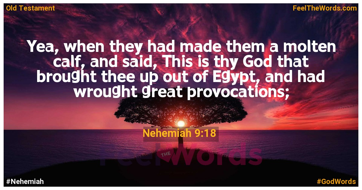 Nehemiah 9:18