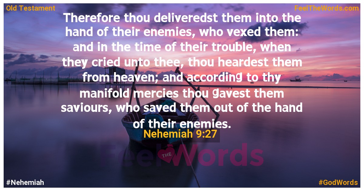 Nehemiah 9:27