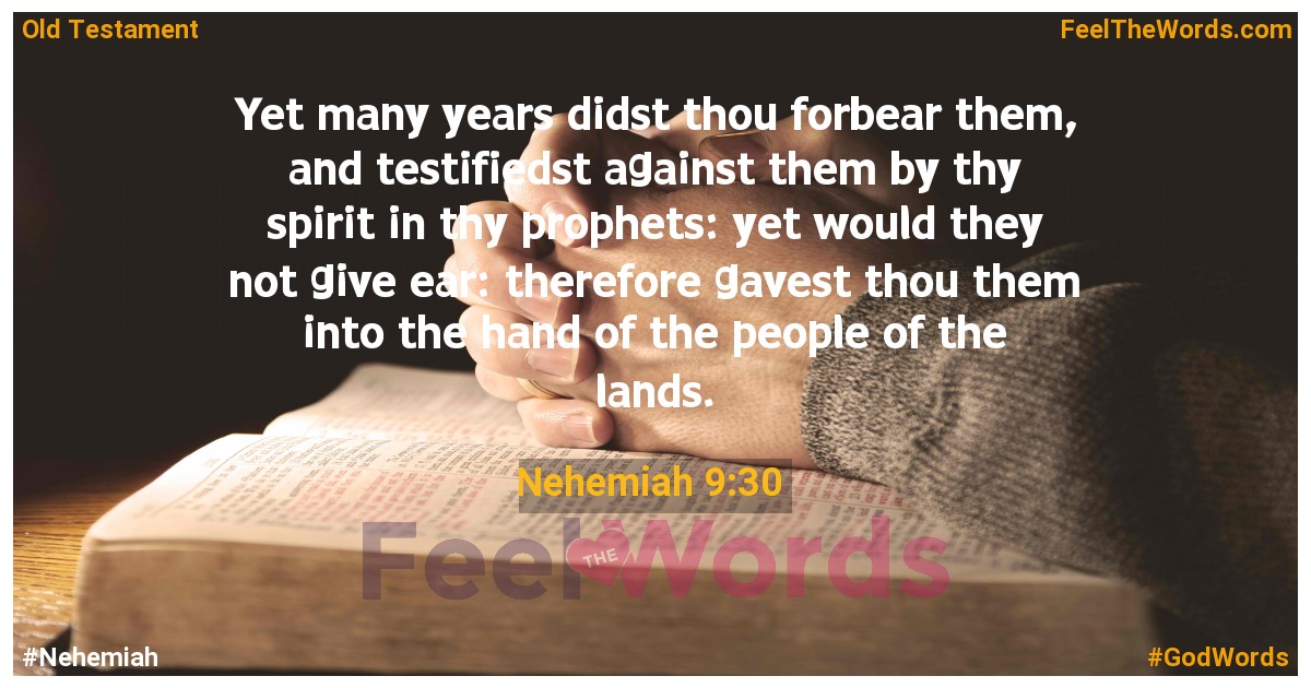 Nehemiah 9:30