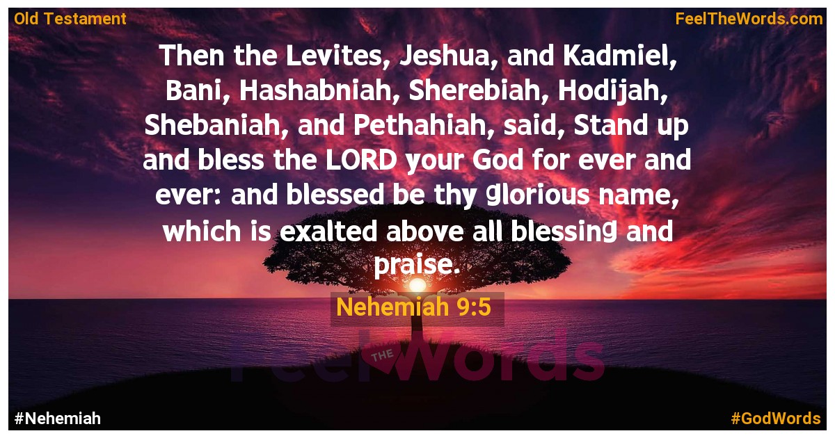 Nehemiah 9:5