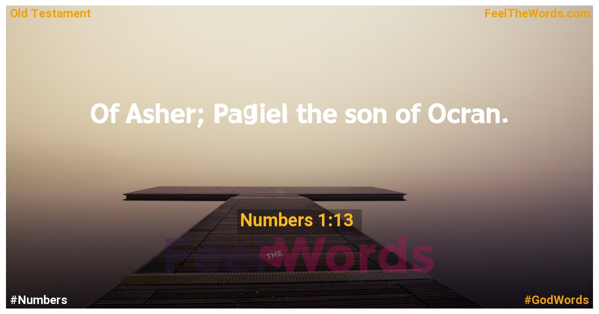 Numbers 1:13