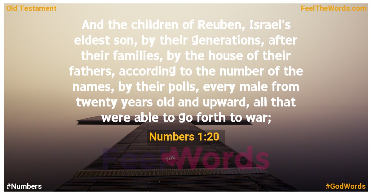 Numbers 1:20