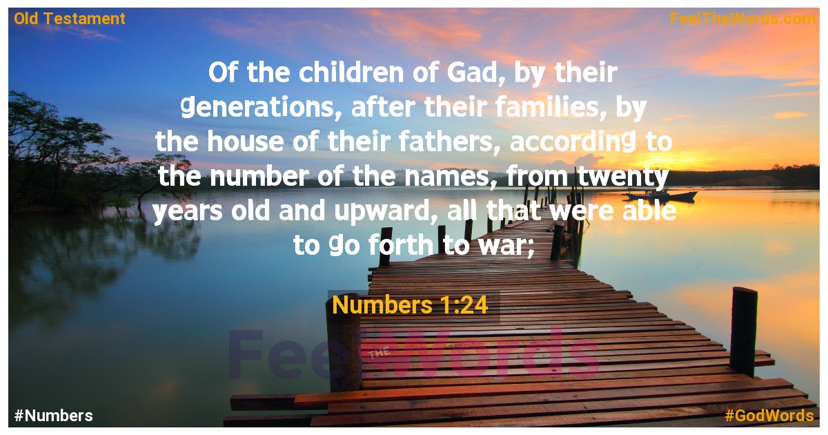 Numbers 1:24