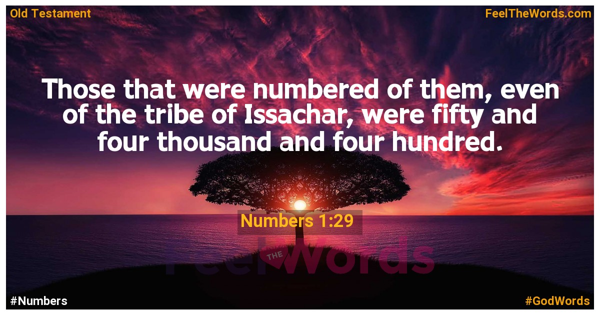 Numbers 1:29