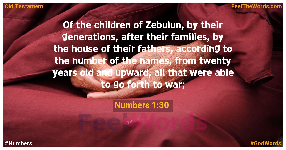 Numbers 1:30