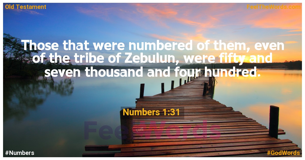 Numbers 1:31