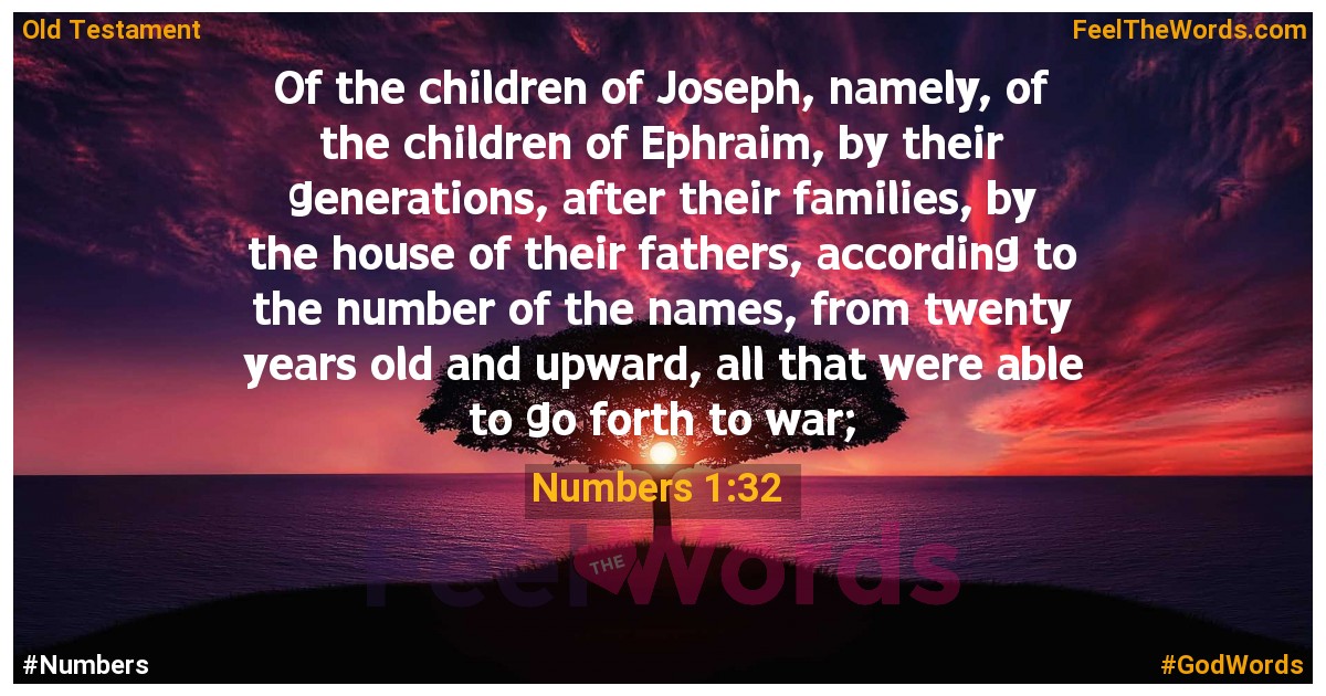 Numbers 1:32