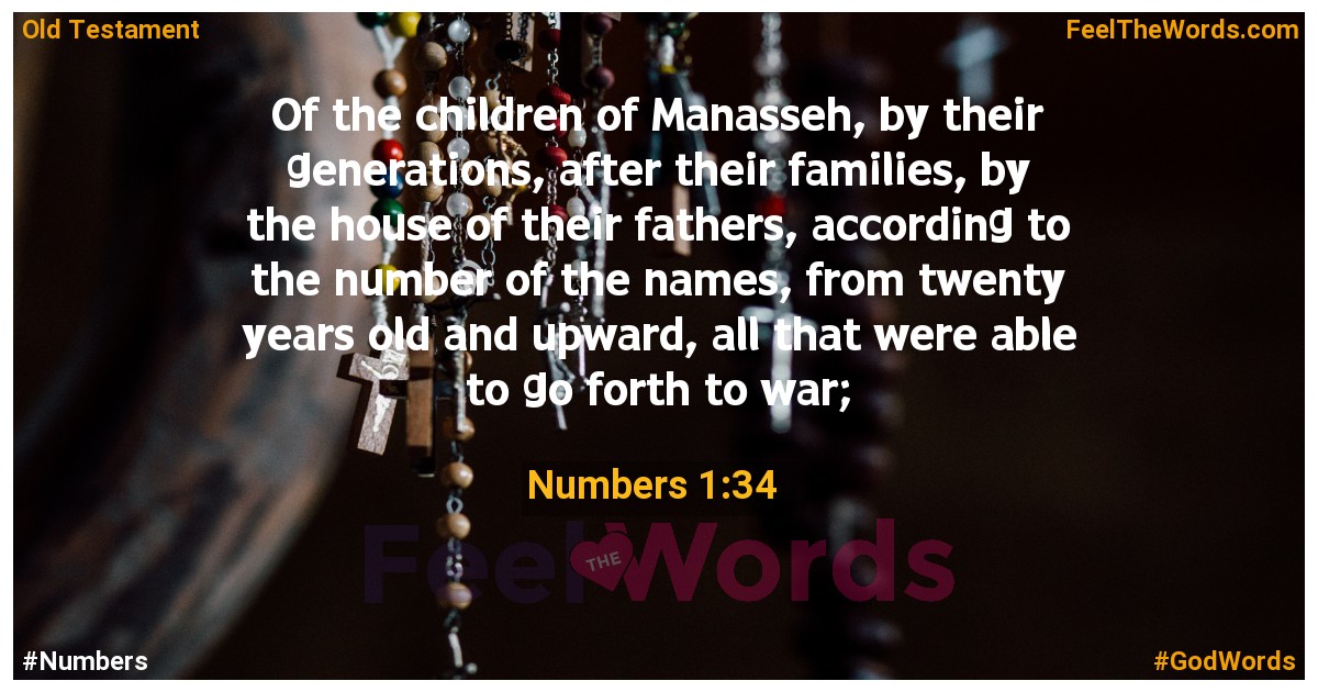 Numbers 1:34