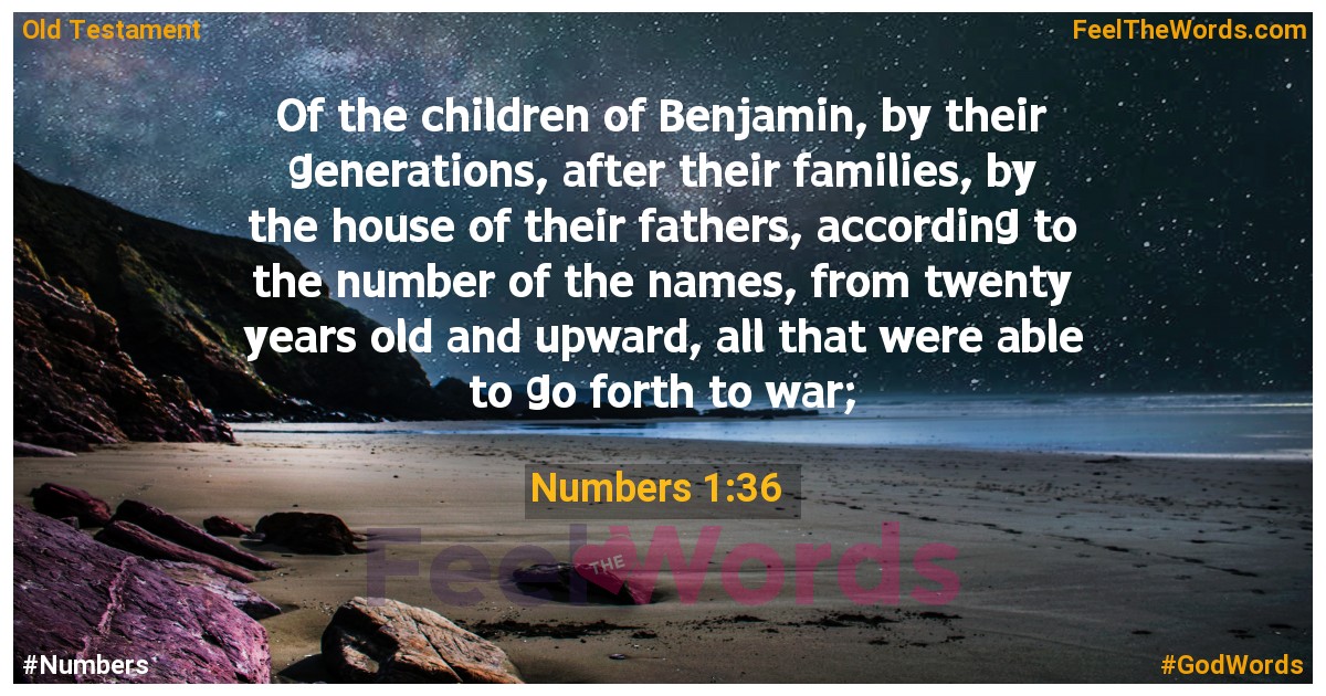 Numbers 1:36