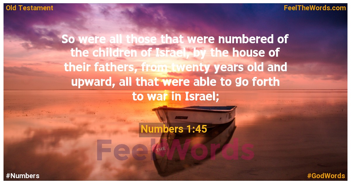 Numbers 1:45