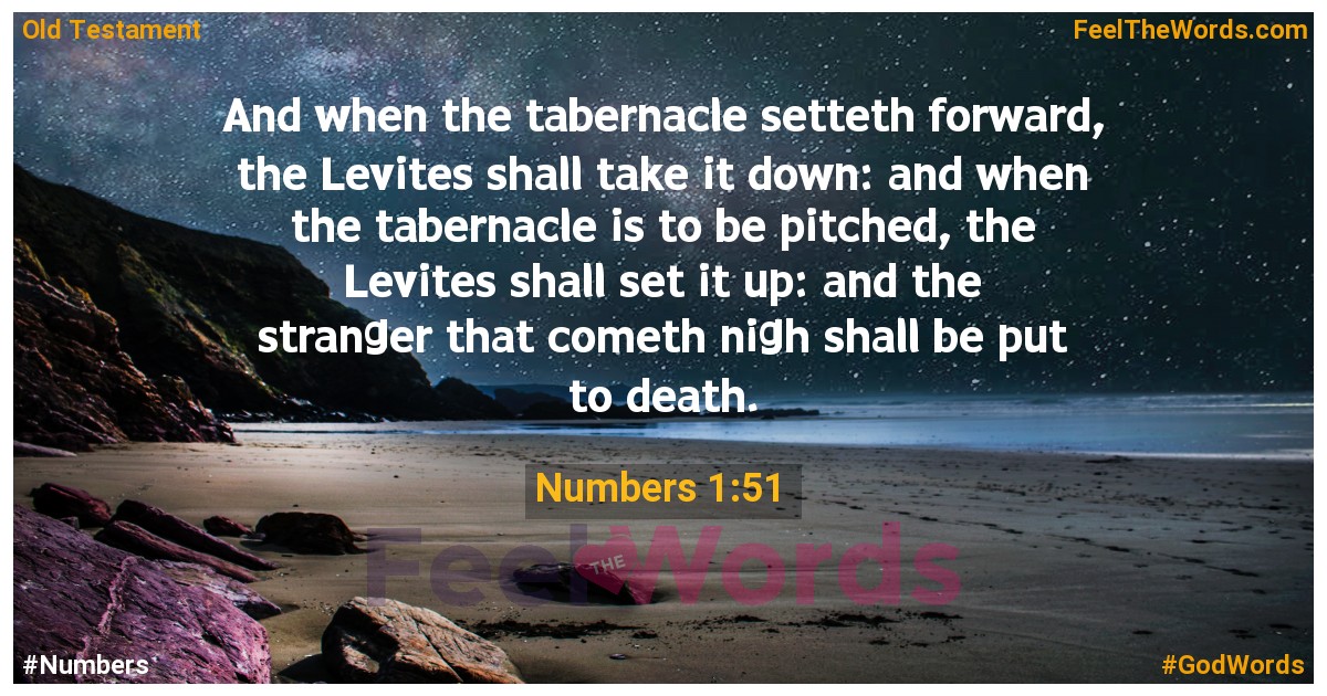 Numbers 1:51