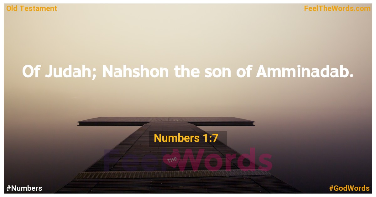 Numbers 1:7