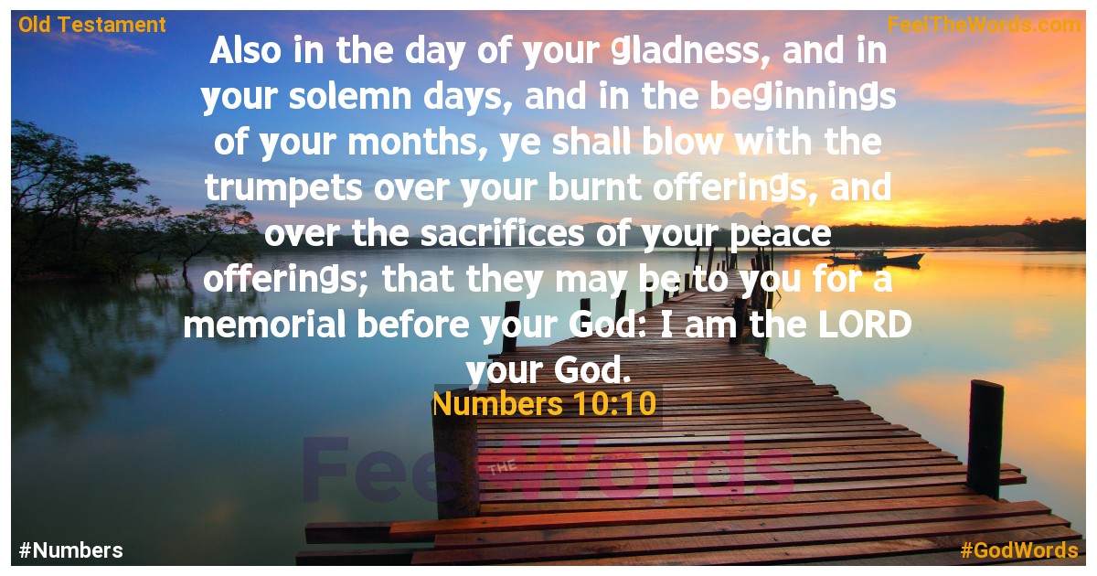 Numbers 10:10