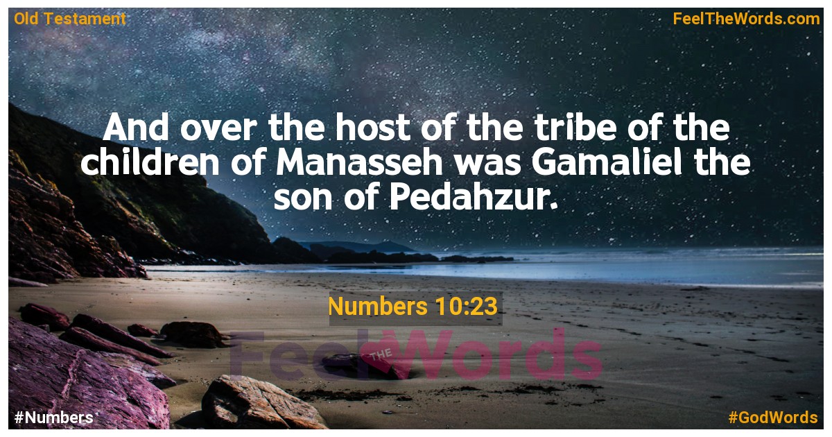 Numbers 10:23
