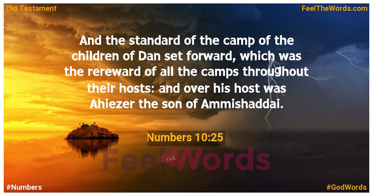 Numbers 10:25