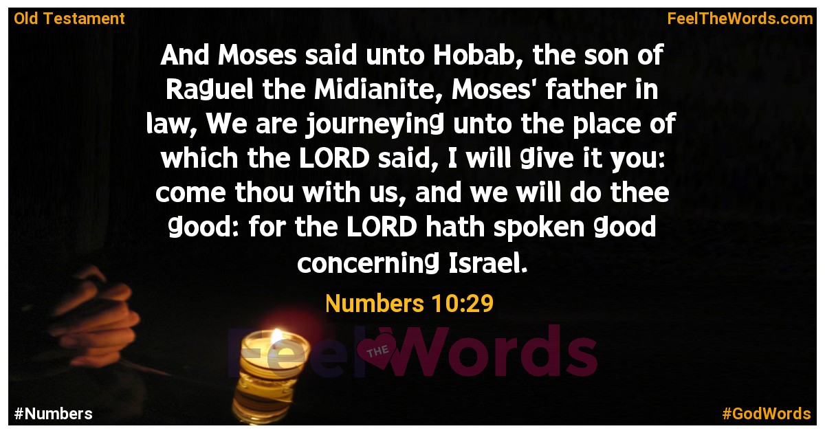 Numbers 10:29
