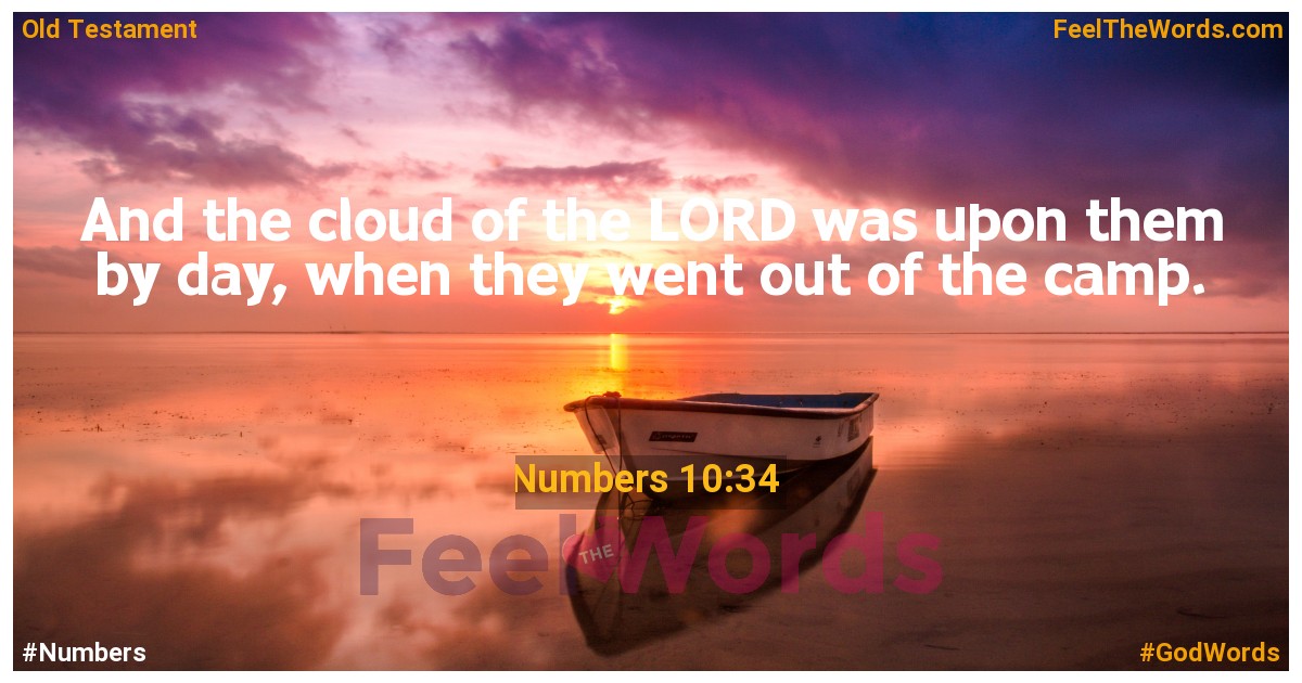 Numbers 10:34