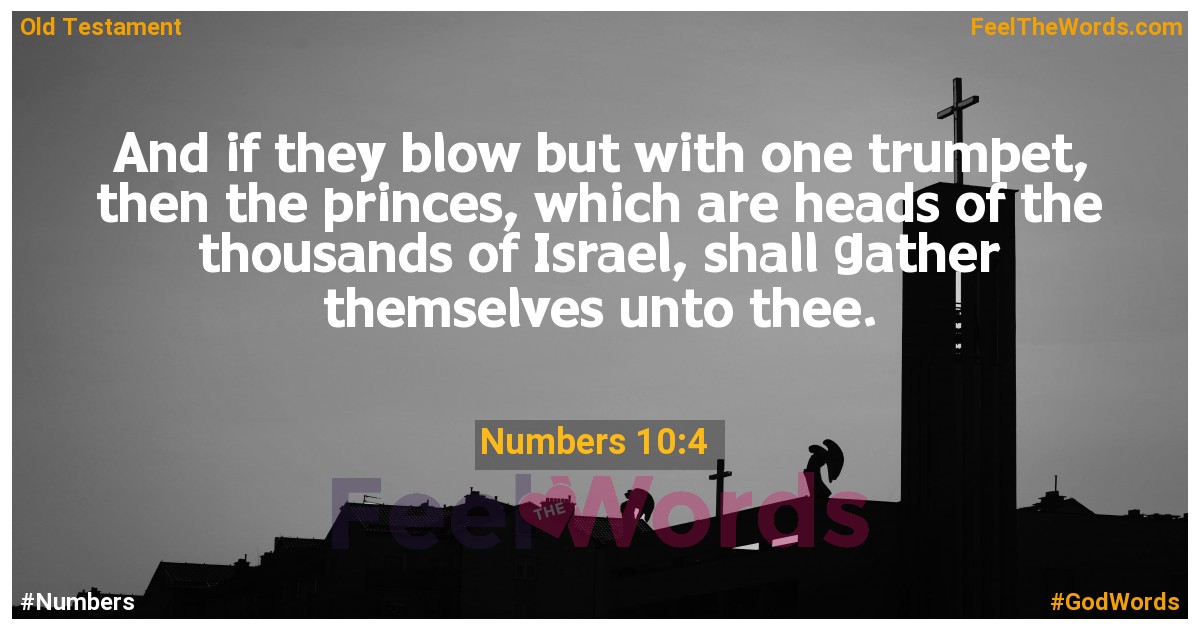 Numbers 10:4
