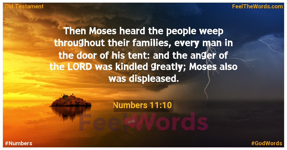 Numbers 11:10