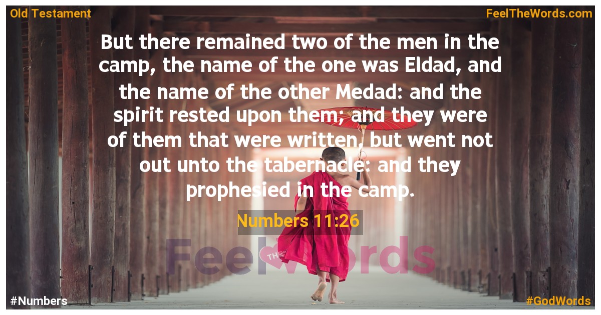 Numbers 11:26