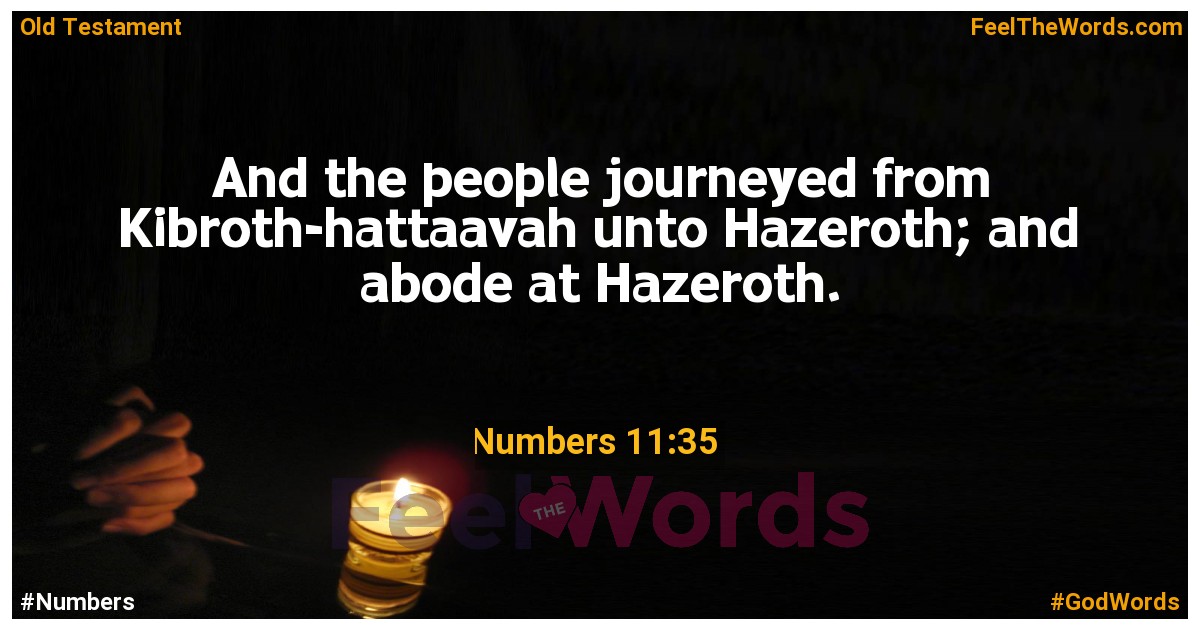 Numbers 11:35