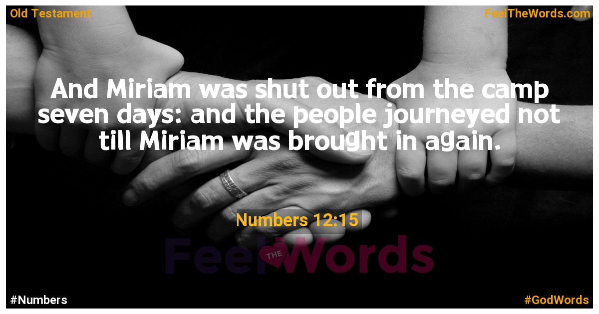 Numbers 12:15