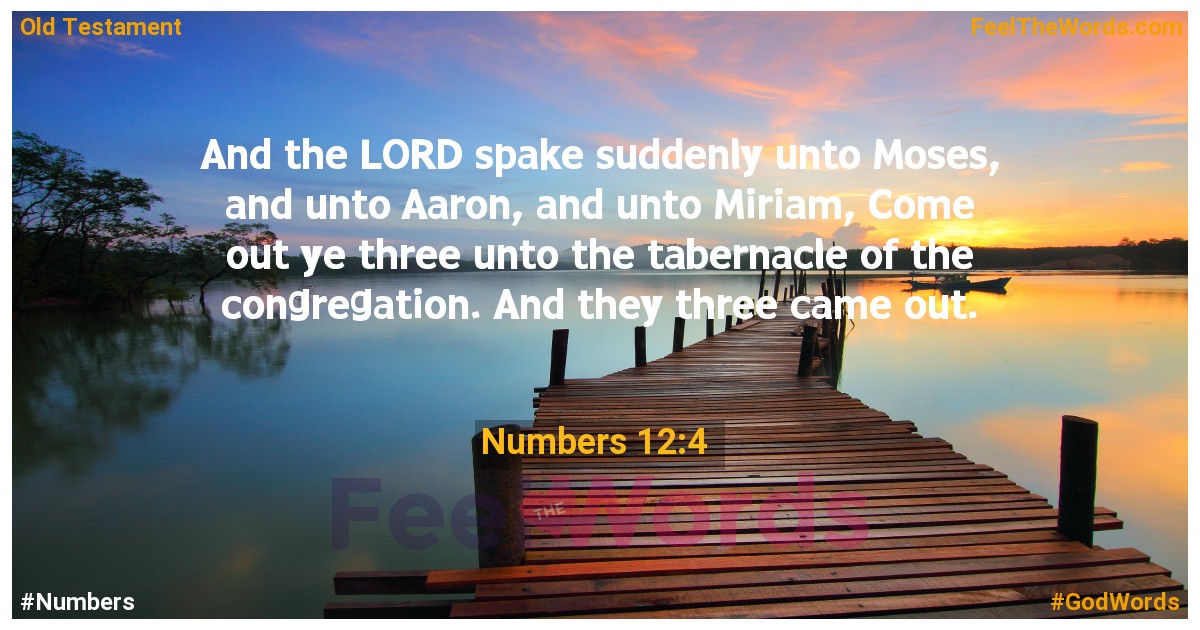 Numbers 12:4