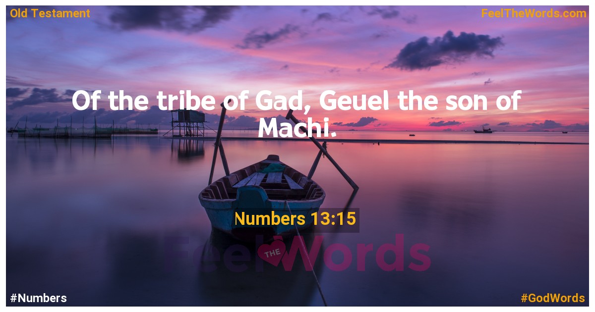 Numbers 13:15