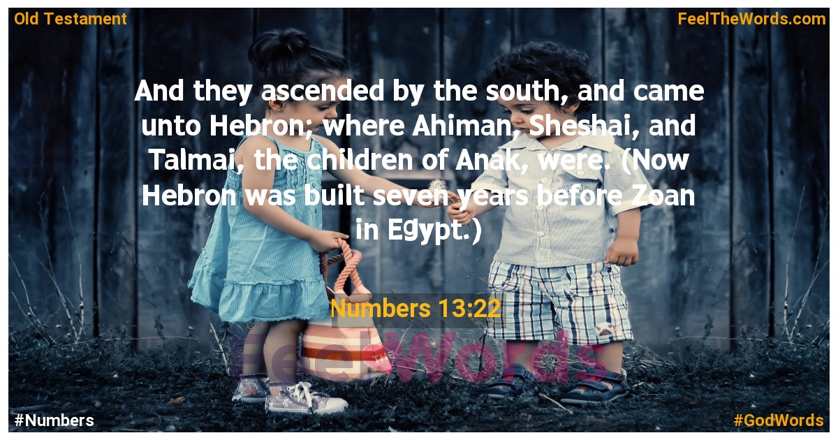 Numbers 13:22