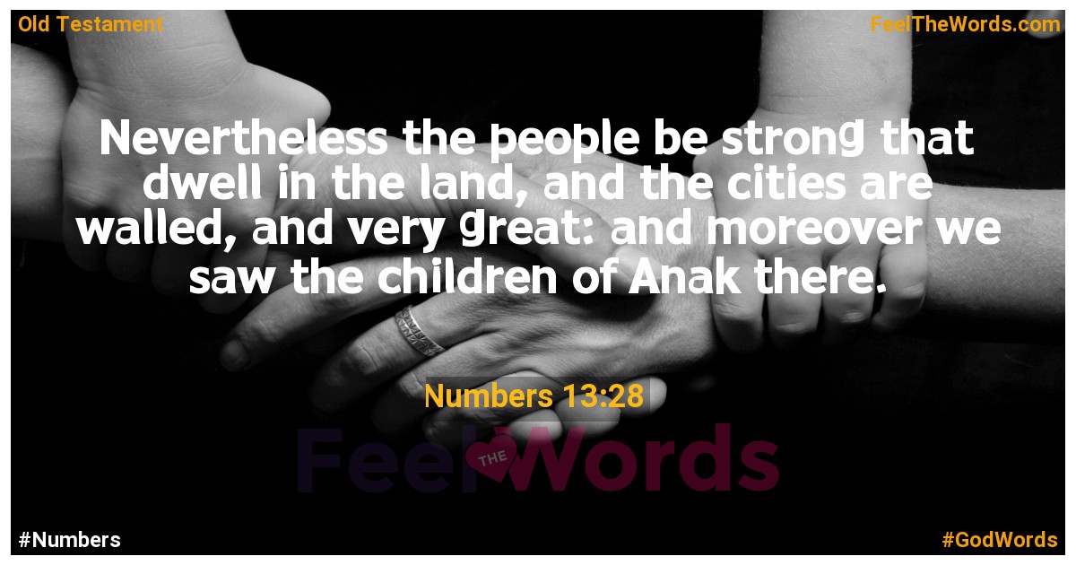 Numbers 13:28